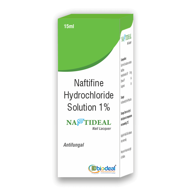 Naftideal (Nail Lacquer) - Naftifine Hydrochloride Solution 1%